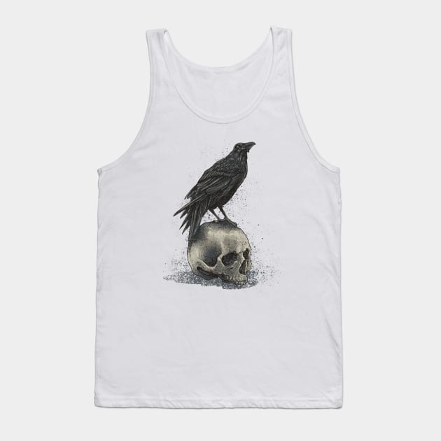 the crow Tank Top by akawork280